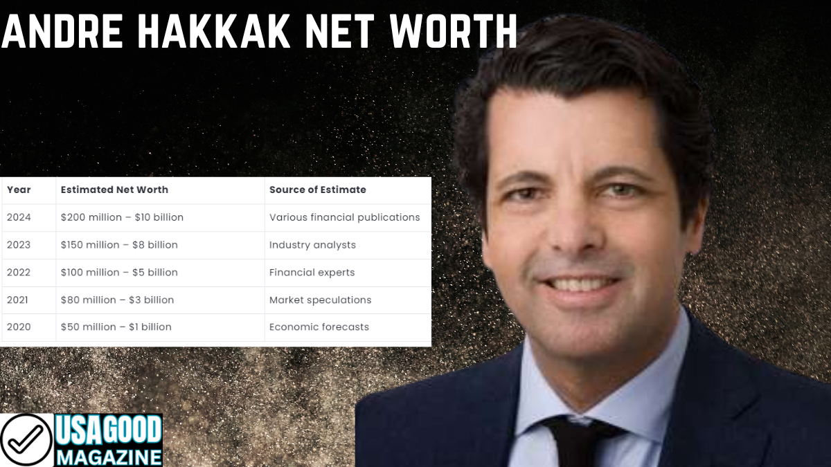 andre hakkak net worth